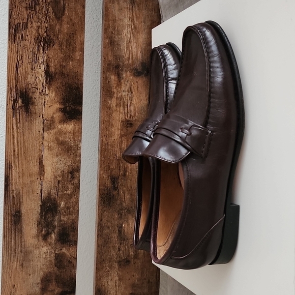 Allen Edmonds modena brown men loafers Driving Shoes Mocassin Slip On - Picture 1 of 11